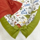 Protectie somn – Baby Nest Dino olive